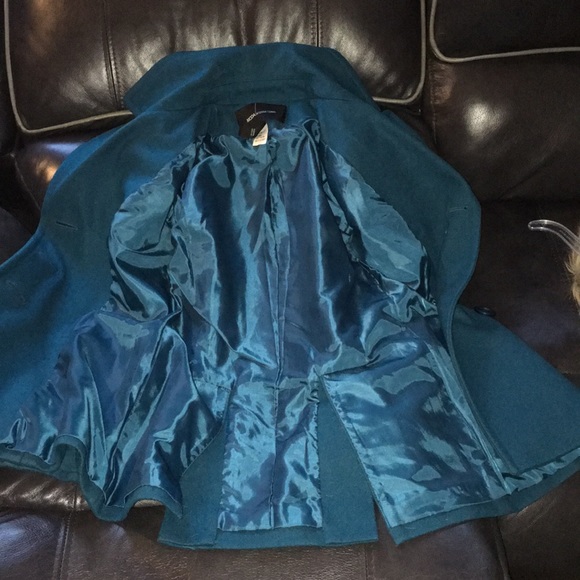 💙💚- Moda International teal green pea coat- XS - Picture 10 of 11